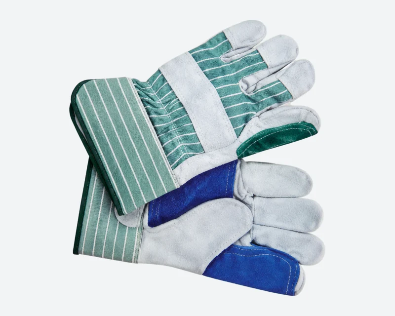 Reinforced Split Leather Palm Gloves