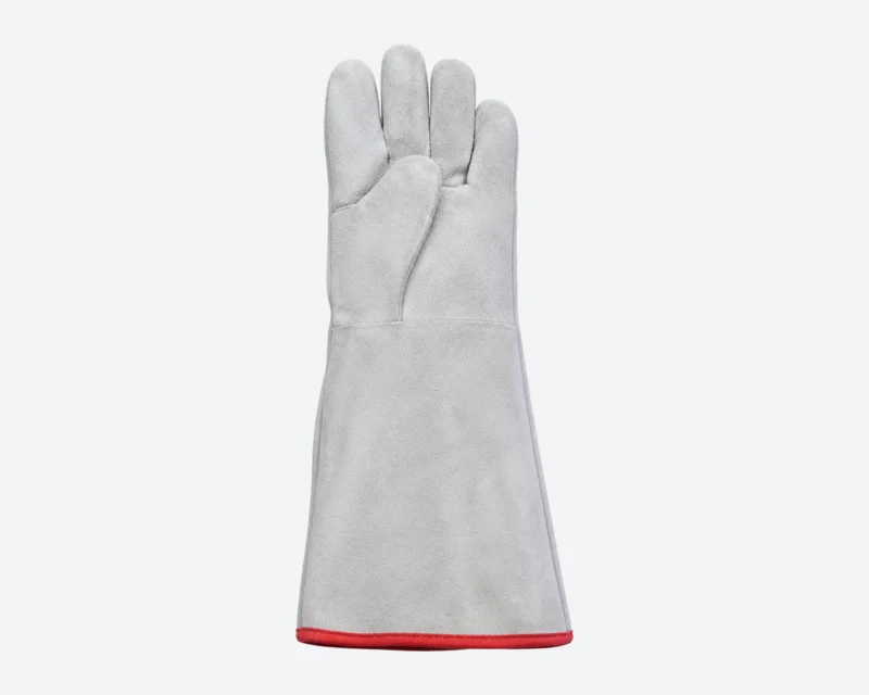 Natural Split-Leather Gauntlets