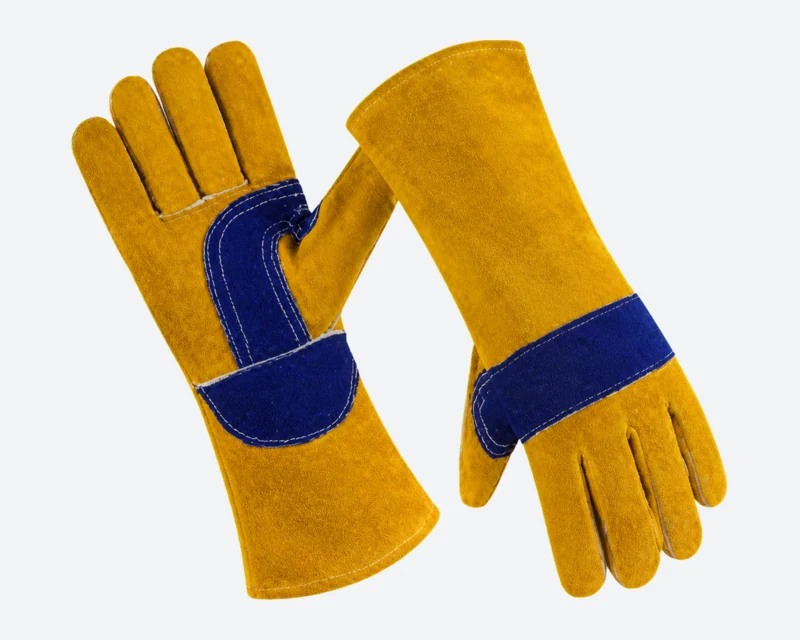 Navy-Reinforced Shoulder-Split Gauntlets