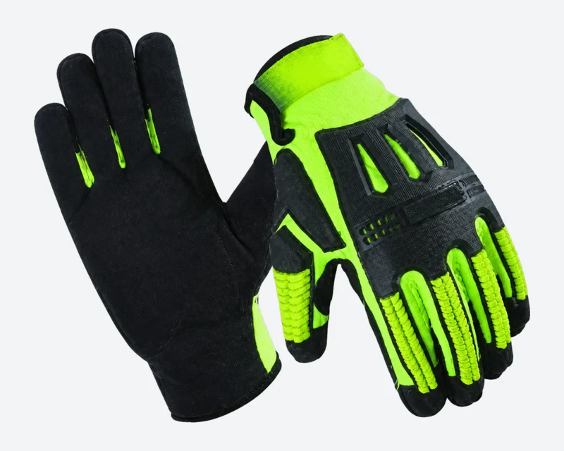 Plain-Palm Segmented-Back Mechanic Gloves