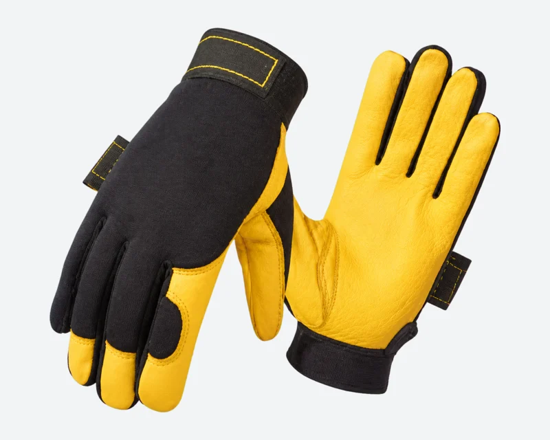 Cow-Grain Palm Gloves