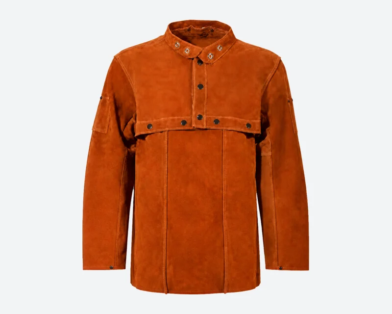 Rust Split-Leather Welding Jacket