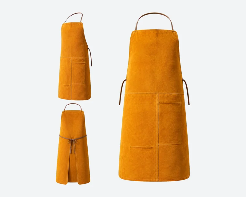 Neck-Loop Cow-Split Welding Apron