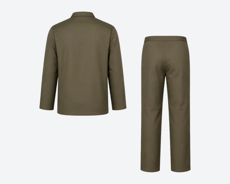Rear-View Industrial Workwear Set