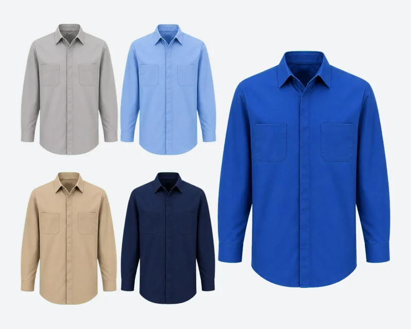 Two-Pocket Work Shirt Colour Range