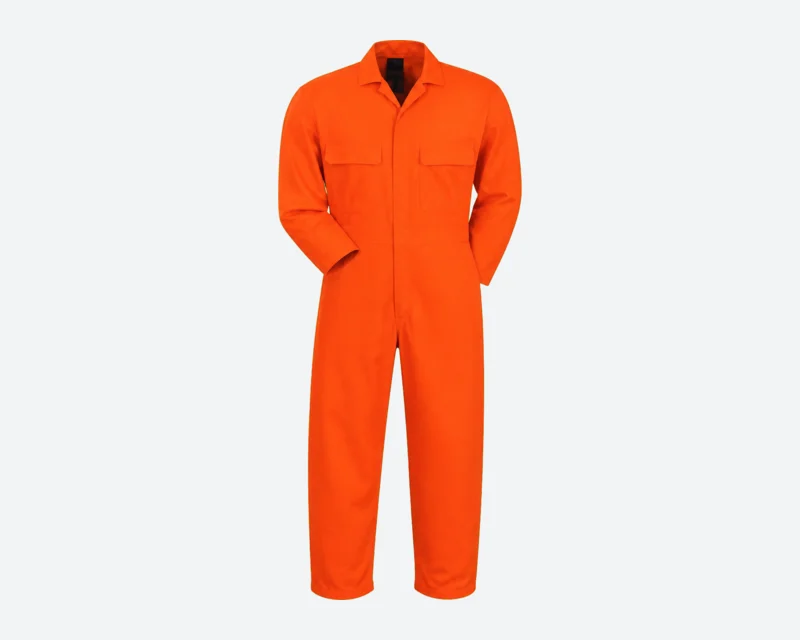 Orange Two-Pocket Coverall