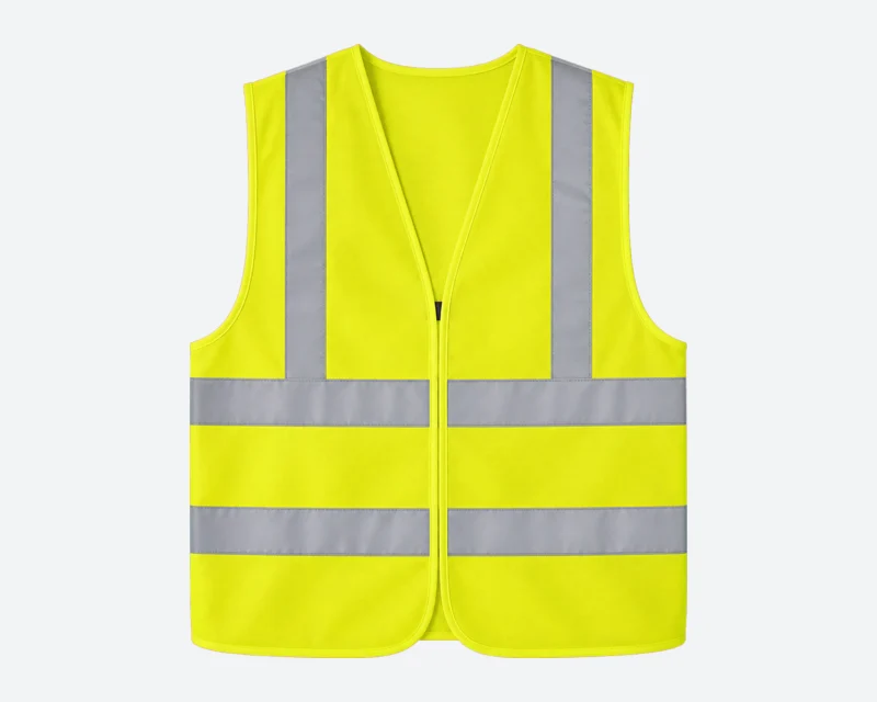 Yellow Four-Strip Vest